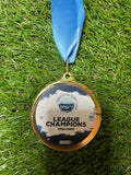 Customisable metal medals fully bespoke with optional personalised ribbon, ideal keepsake / awards